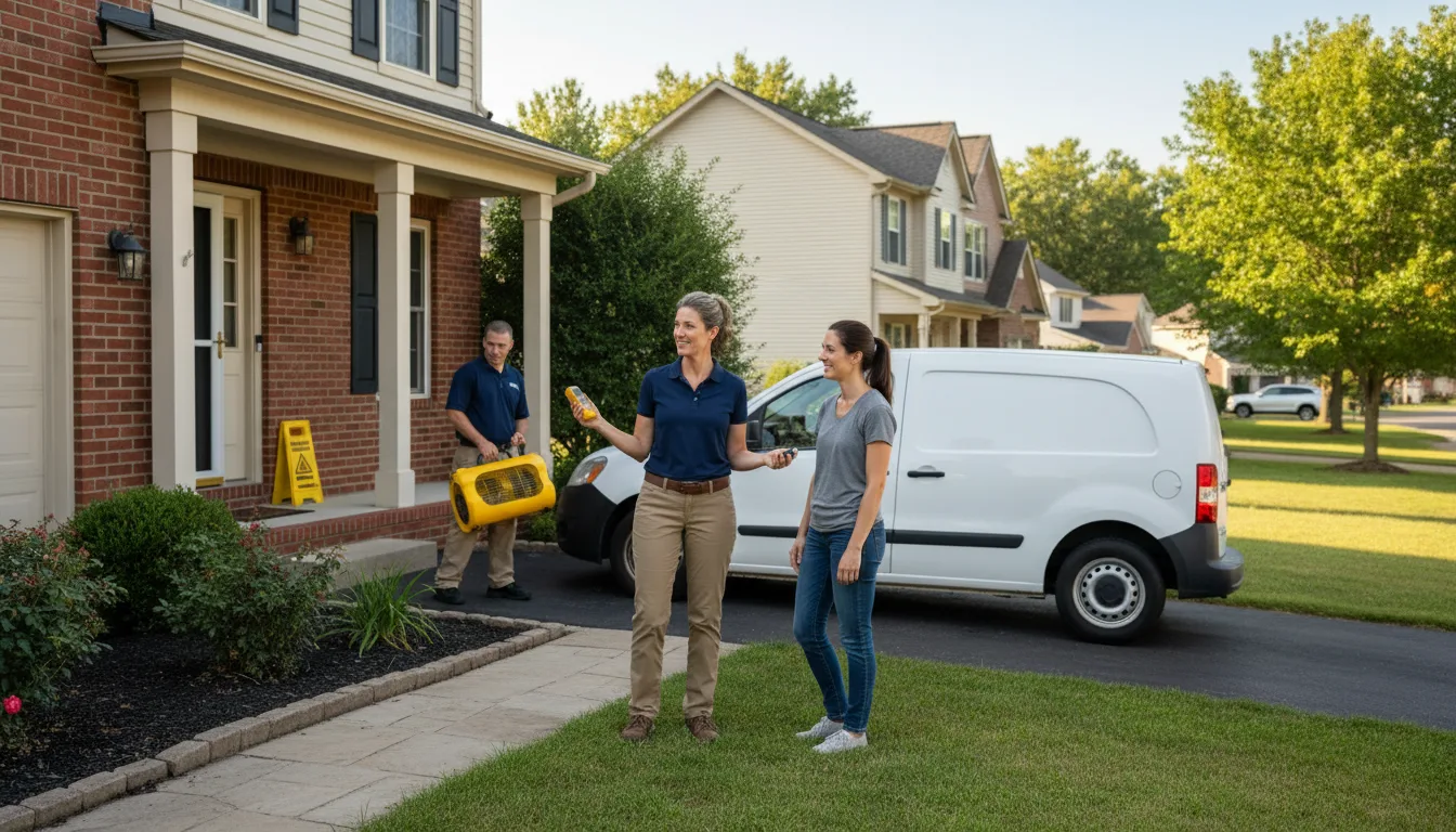 Water restoration image for Dehumidification And Cleanup Services in Gaysville, VT